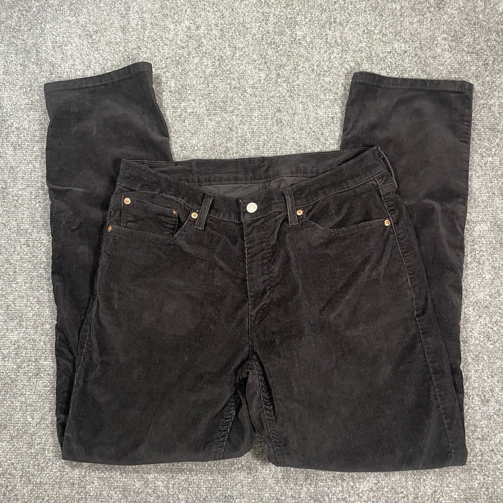 Levi's 541 Corduroy Regular Fit  Black Label Pants Jeans 32X32 (fits 34x31)